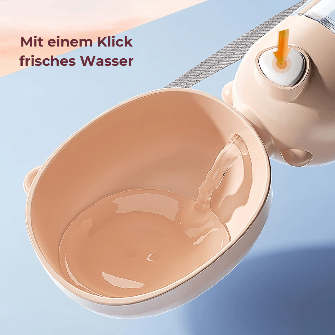 2 - in - 1 Trinkflasche & Futterspender für Hunde - Tiny Paws Boutique