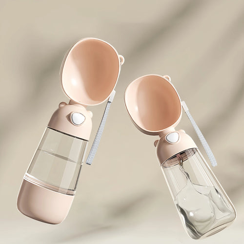 2 - in - 1 Trinkflasche & Futterspender für Hunde - Tiny Paws Boutique