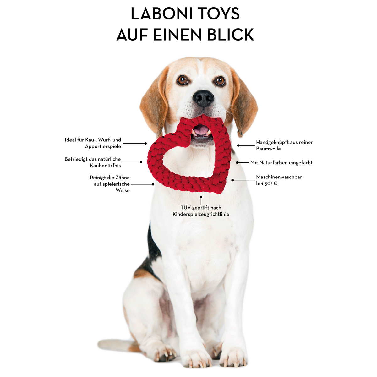 Madame LABONI - Spielzeug-Set für Hunde