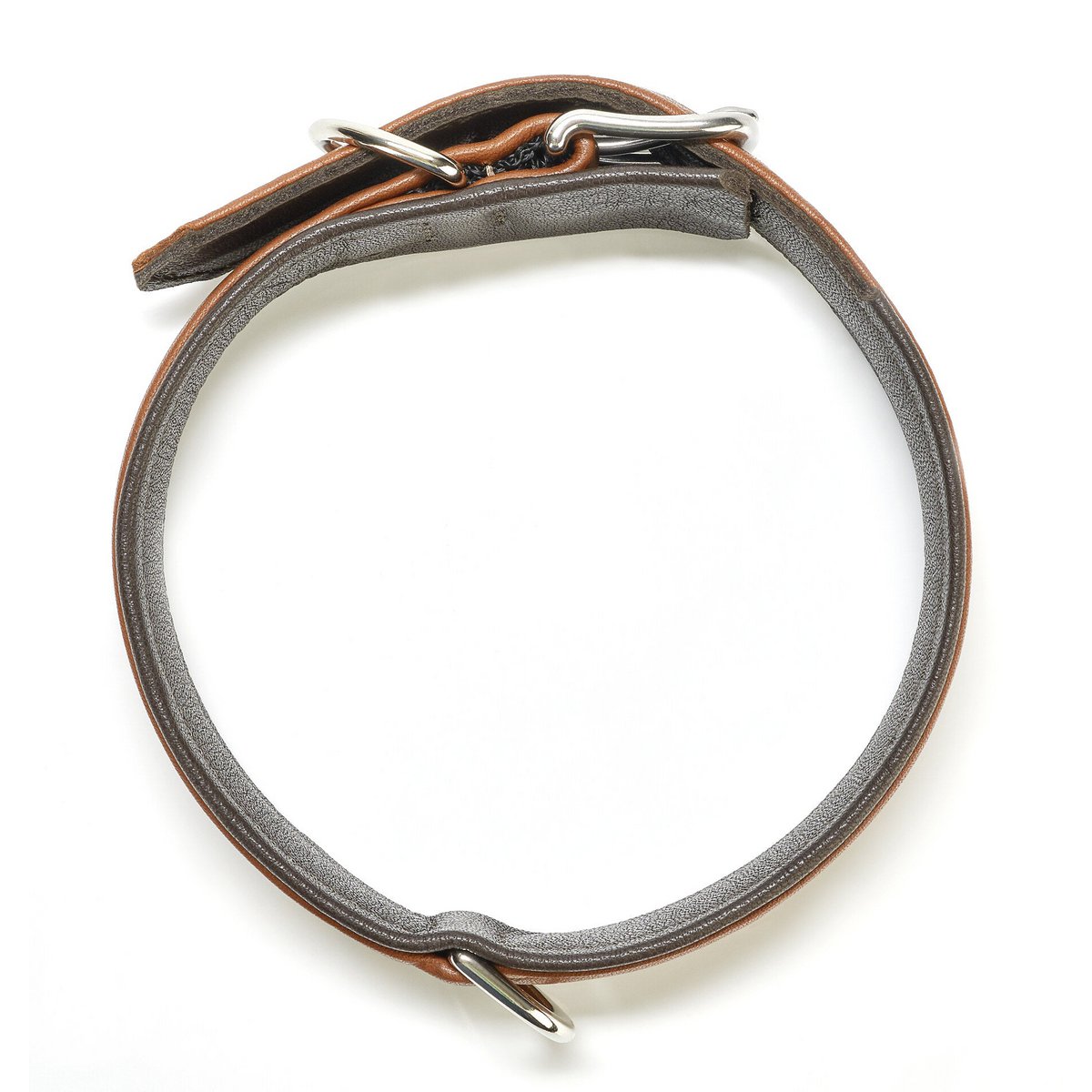 AMICI Cognac - Stilvolles Nappa - Halsband für modebewusste Hundefreunde - Tiny Paws Boutique