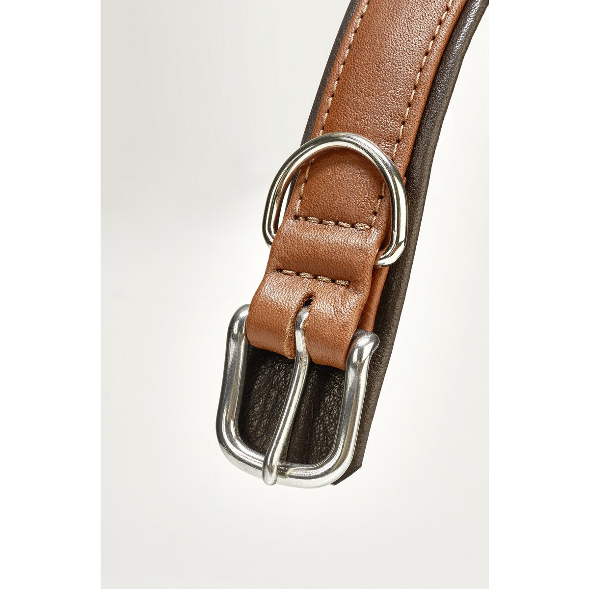 AMICI Cognac - Stilvolles Nappa - Halsband für modebewusste Hundefreunde - Tiny Paws Boutique