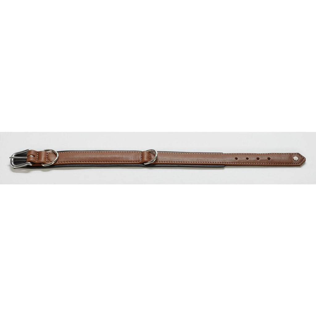 AMICI Cognac - Stilvolles Nappa - Halsband für modebewusste Hundefreunde - Tiny Paws Boutique