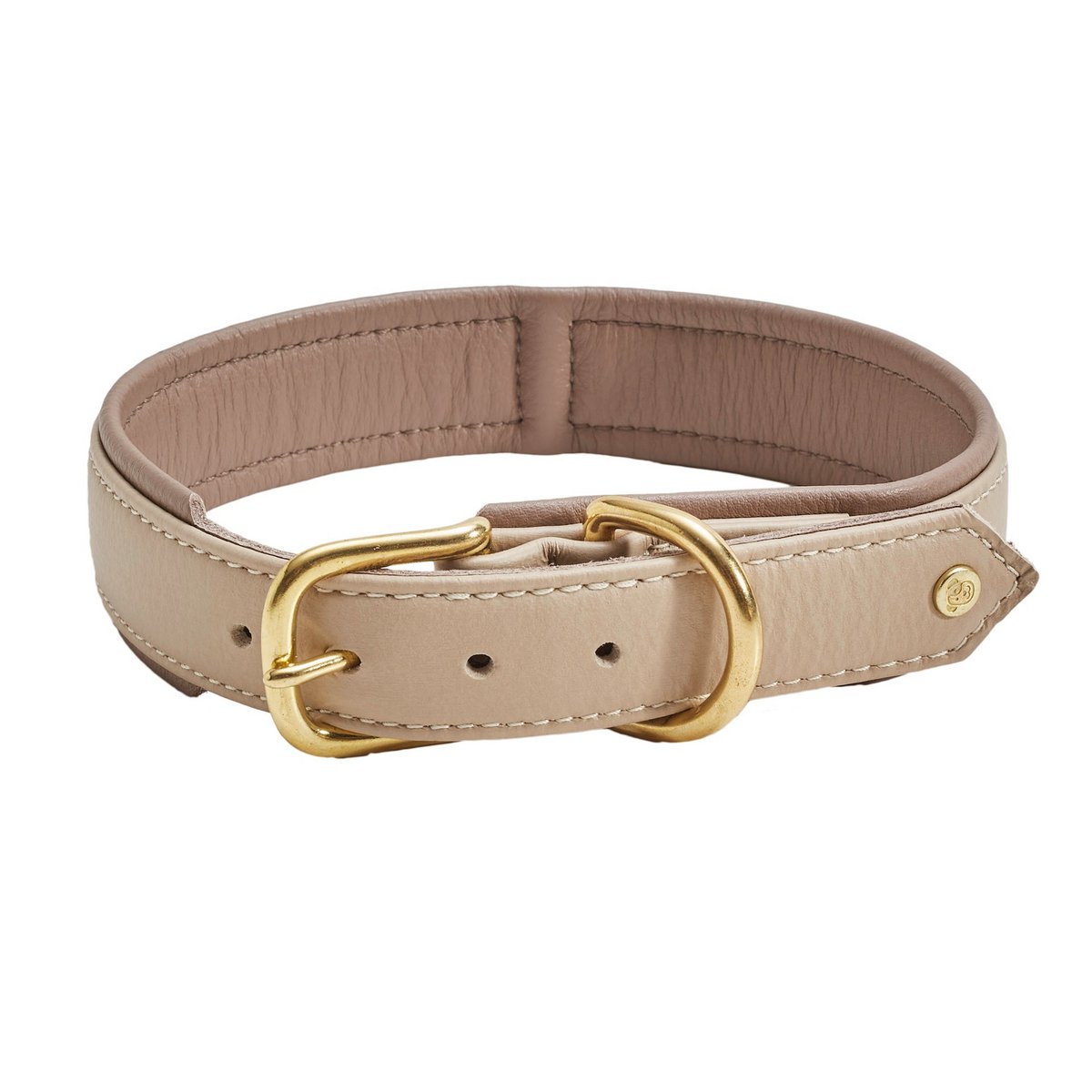AMICI IVORY - Stilvolles Nappa - Halsband für modebewusste Hundefreunde - Tiny Paws Boutique