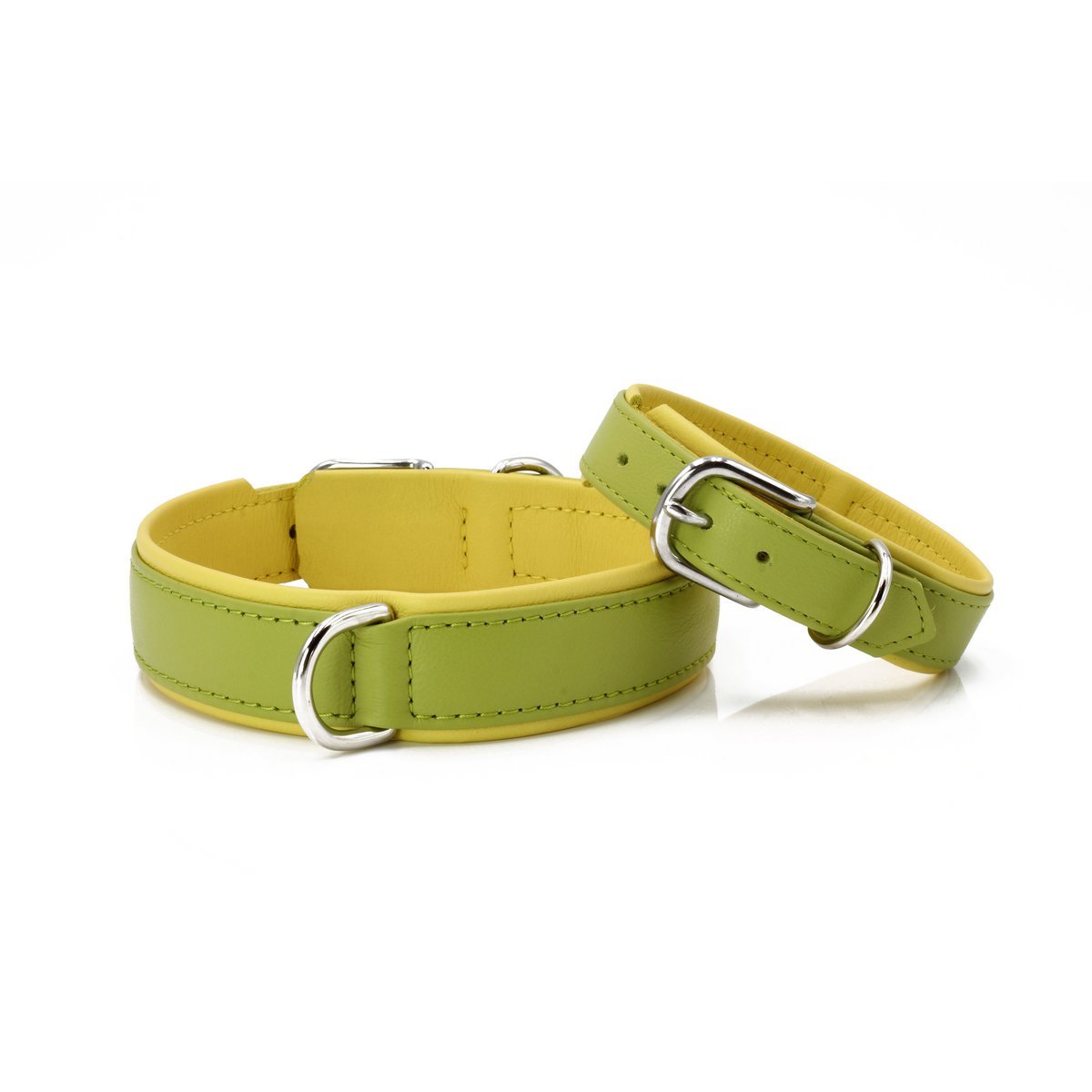 AMICI Lemon - Stilvolles Nappa - Halsband für modebewusste Hundefreunde - Tiny Paws Boutique