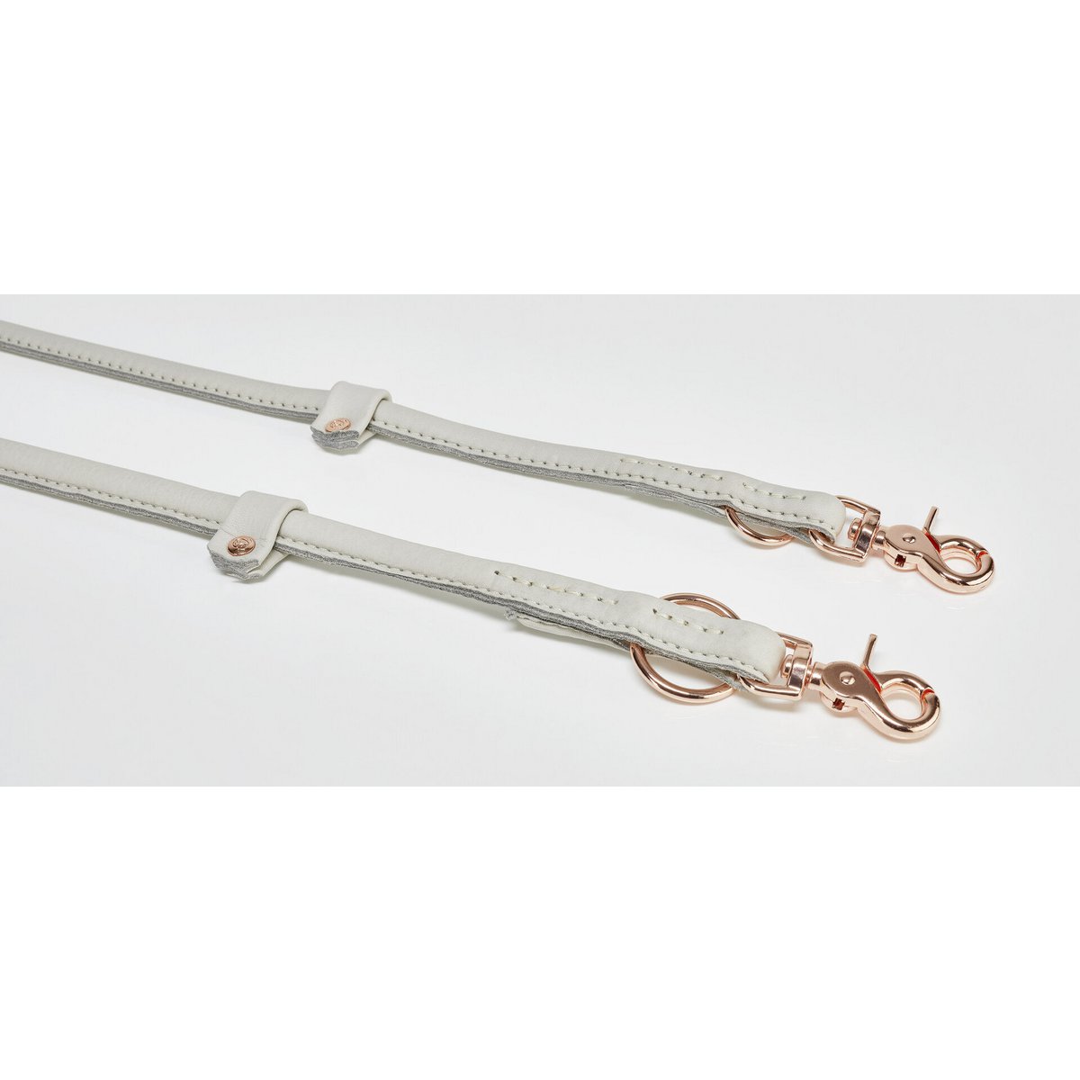 AMICI Light Grey - Elegante Rundleine für modebewusste Hundefreunde - Tiny Paws Boutique