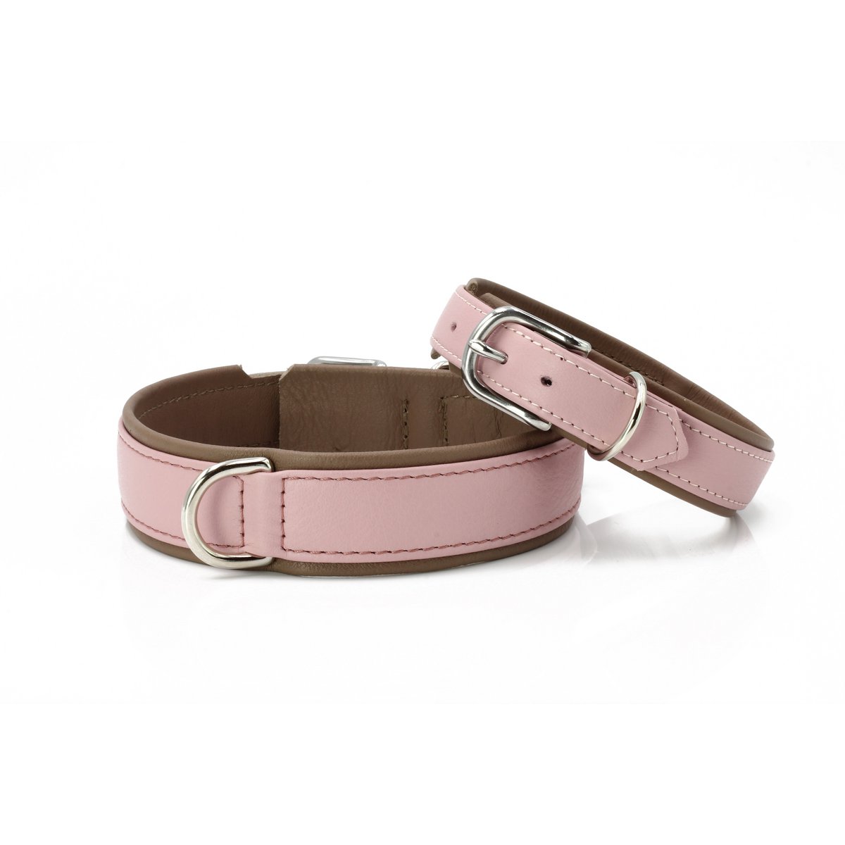 AMICI ROSE - Stilvolles Nappa - Halsband für modebewusste Hundefreunde - Tiny Paws Boutique