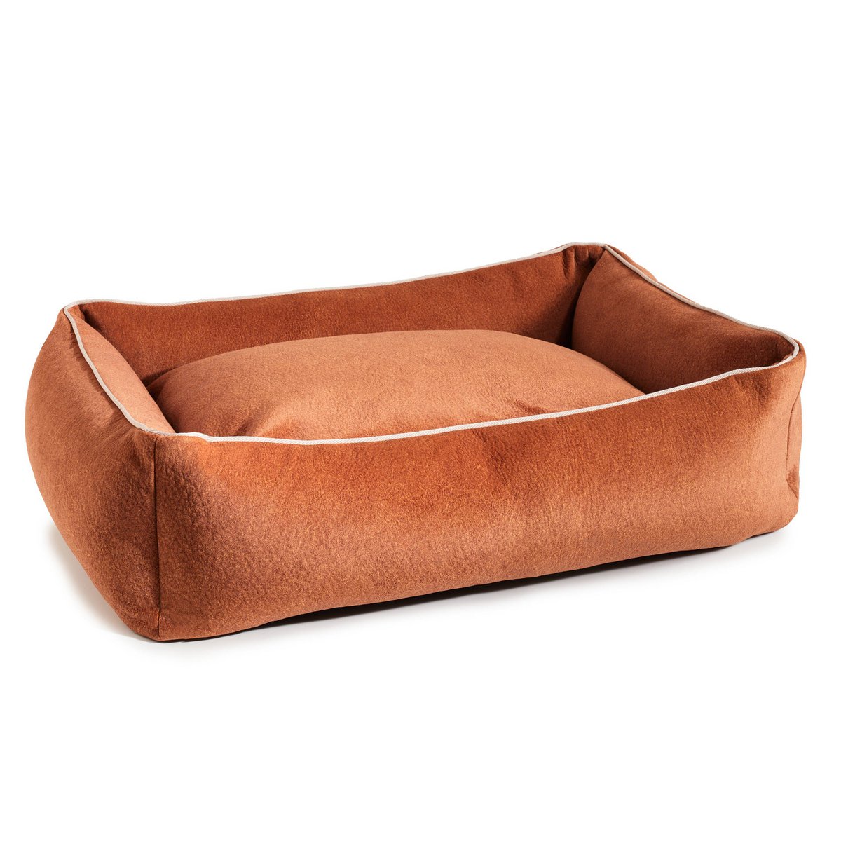 CLASSIC Hundebett - BUFFALO CAMEL - Tiny Paws Boutique