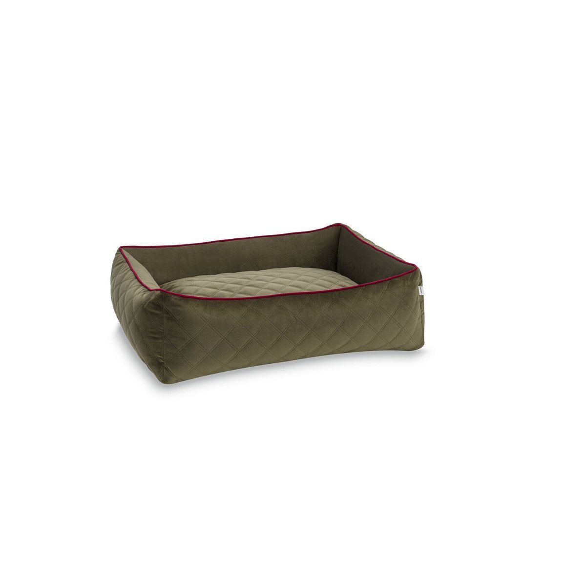CLASSIC Hundebett - OXFORD OLIVE - Tiny Paws Boutique