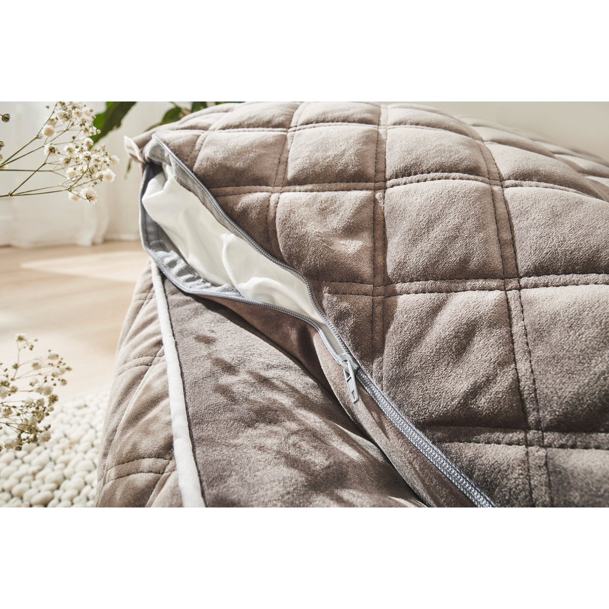 CLASSIC Hundebett - OXFORD STONE - Tiny Paws Boutique