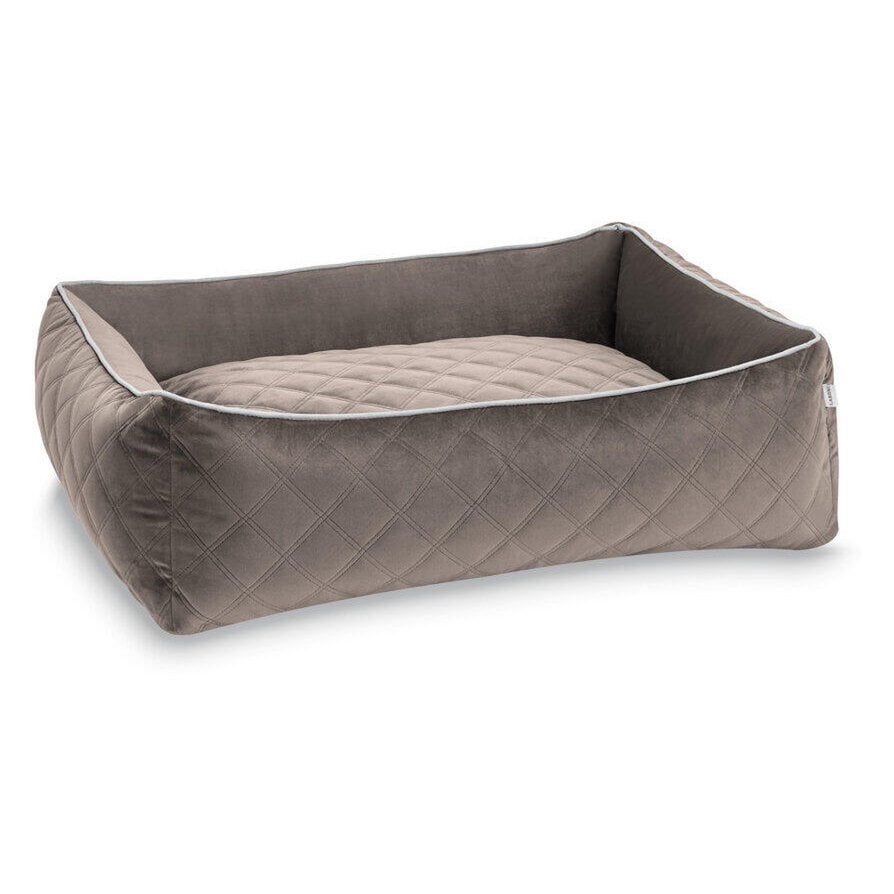 CLASSIC Hundebett - OXFORD TAUPE - Tiny Paws Boutique