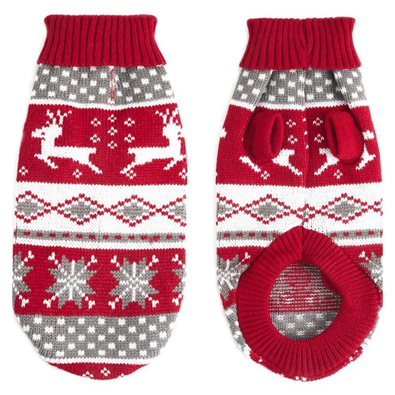 Dackel Pullover - Rentier - Tiny Paws Boutique