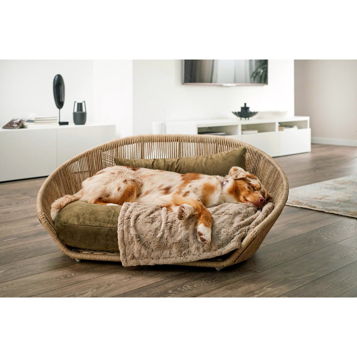 Decke COZY BEIGE - Edle Webpelz - Decke - Tiny Paws Boutique
