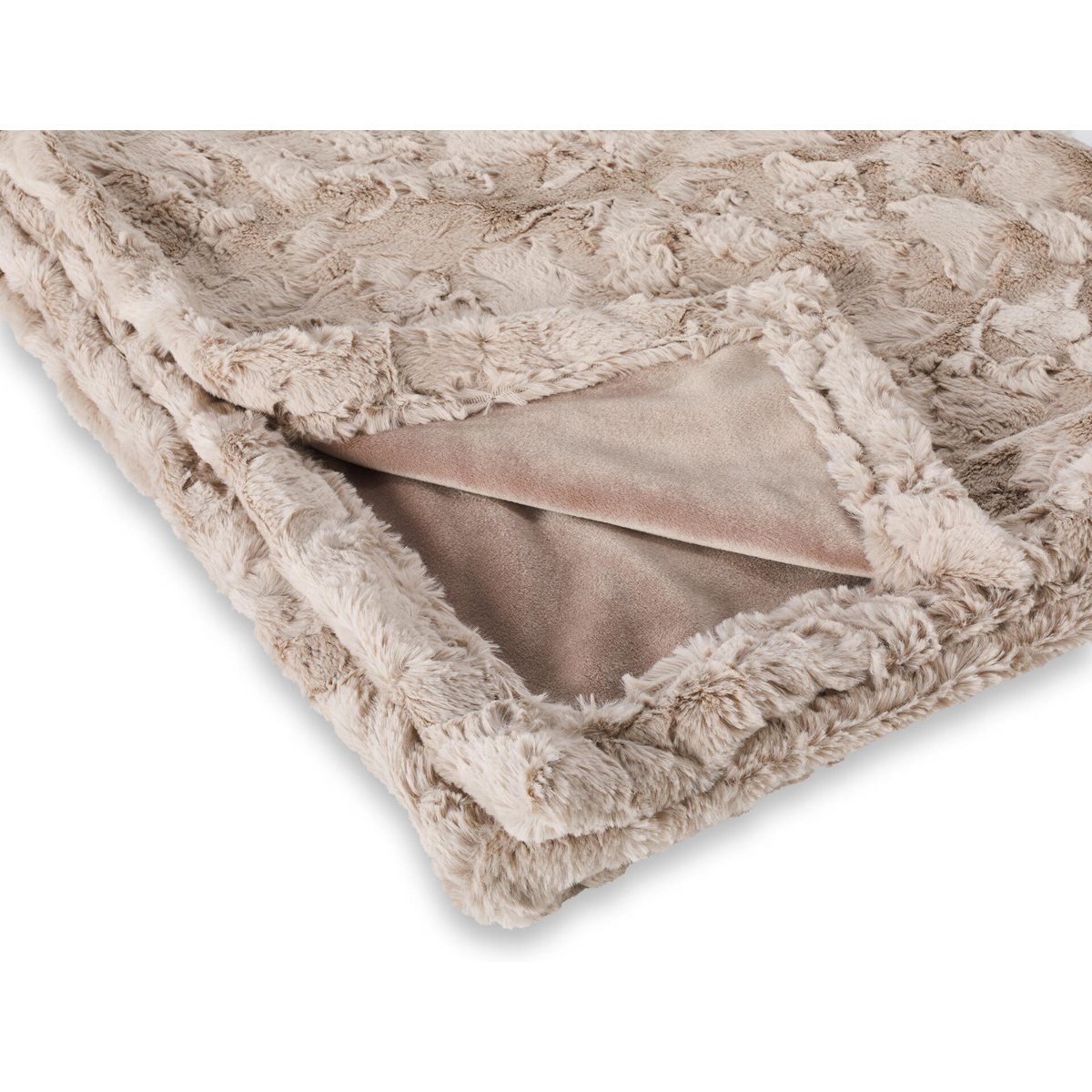 Decke COZY BEIGE - Edle Webpelz - Decke - Tiny Paws Boutique