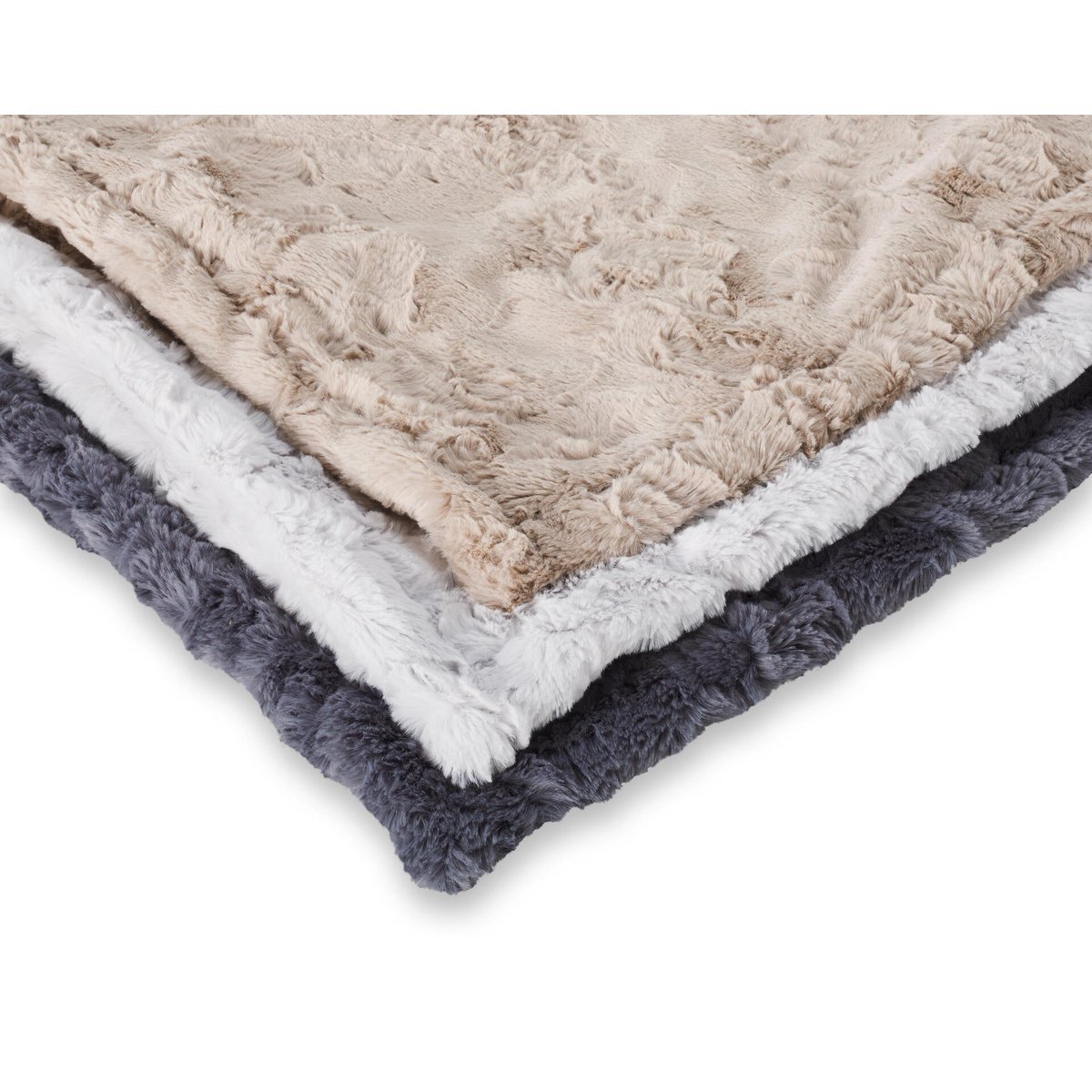 Decke COZY STONE - Edle Webpelz - Decke - Tiny Paws Boutique