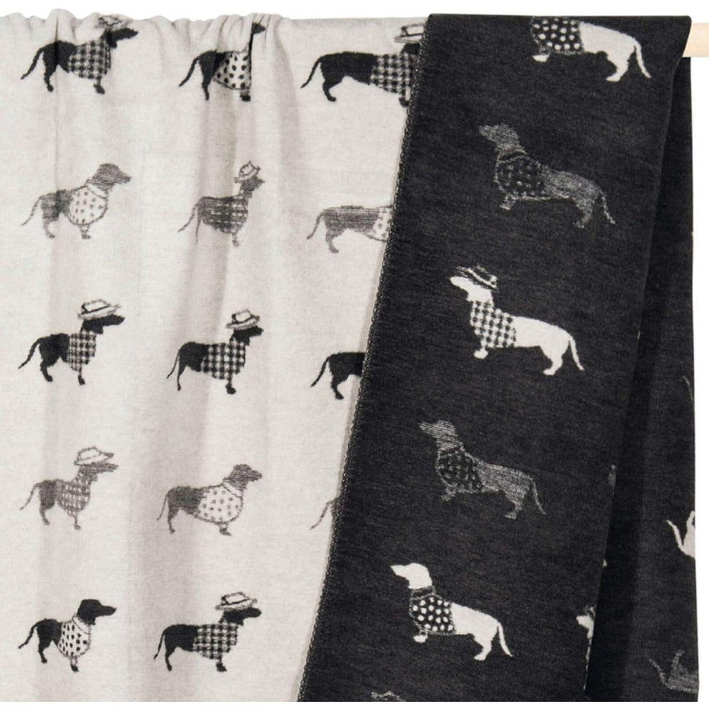 Decke TECKEL - Wendedecke mit Dackelmotiv - Tiny Paws Boutique