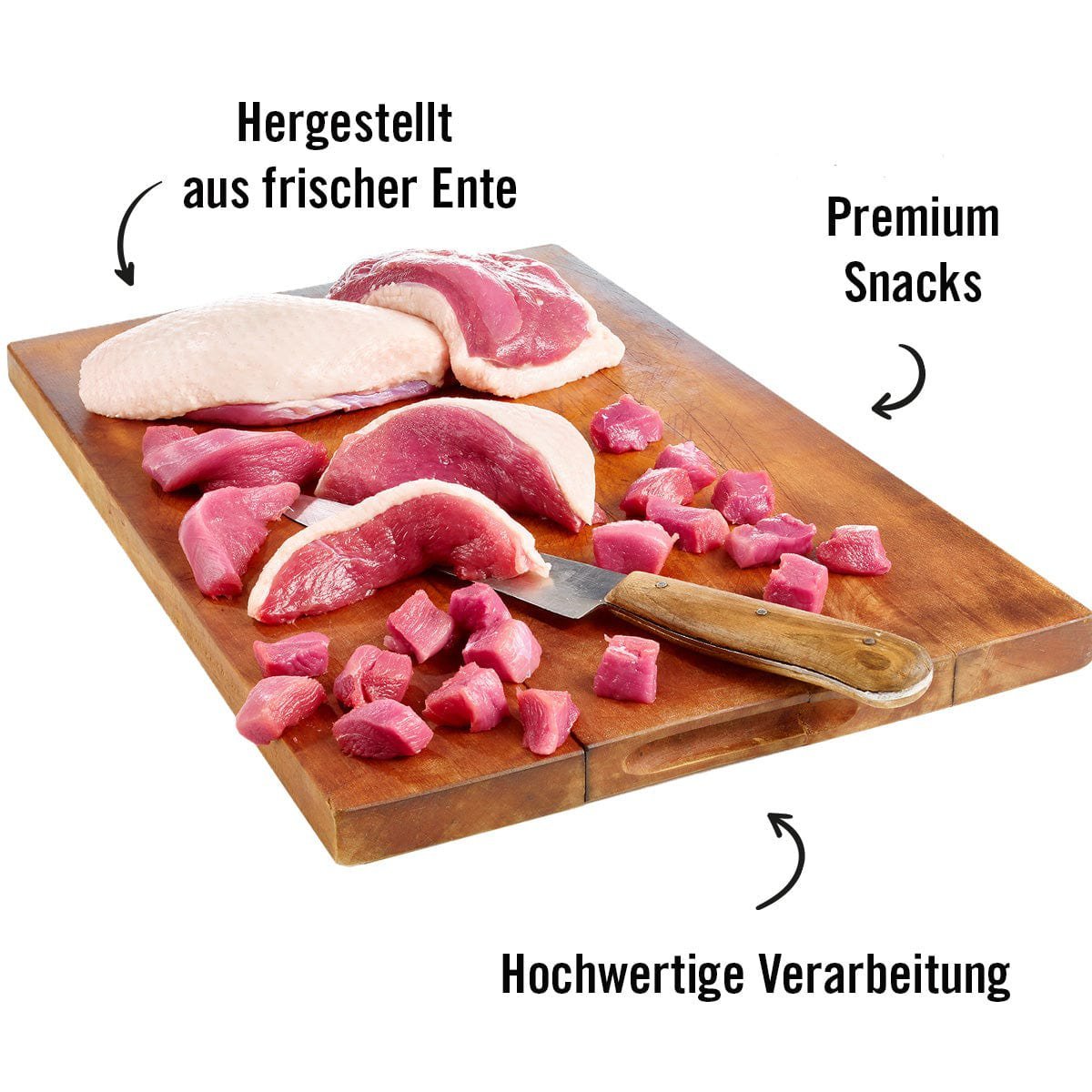 Dogs’n tiger adult cats snacks mmmh mmmh, treats, 99% freezer - dried duck breast fillet - Tiny Paws Boutique
