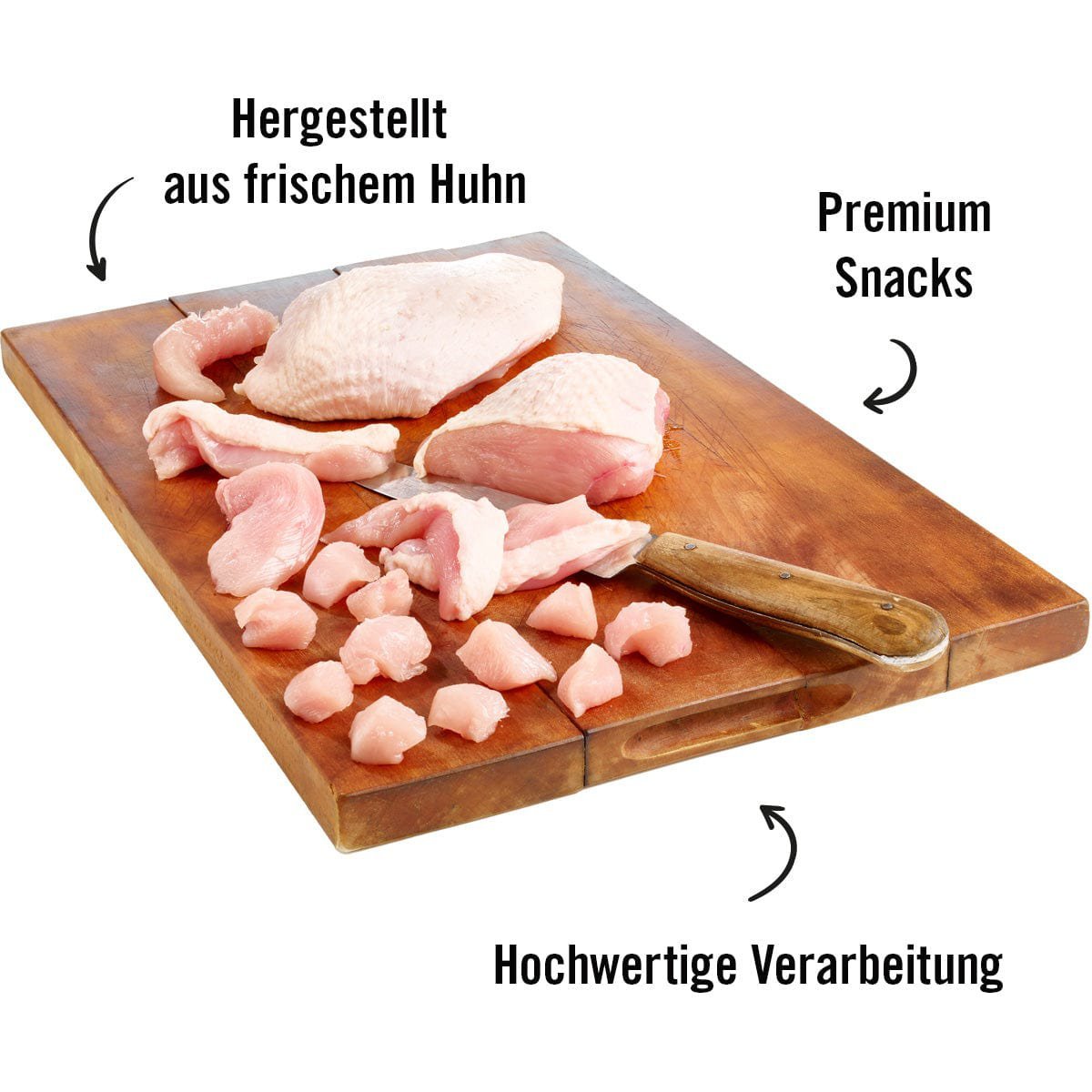 Dogs'n Tiger Adult, dog snacks, fats, treats, 99% freeze - dried chicken breast fillet - Tiny Paws Boutique
