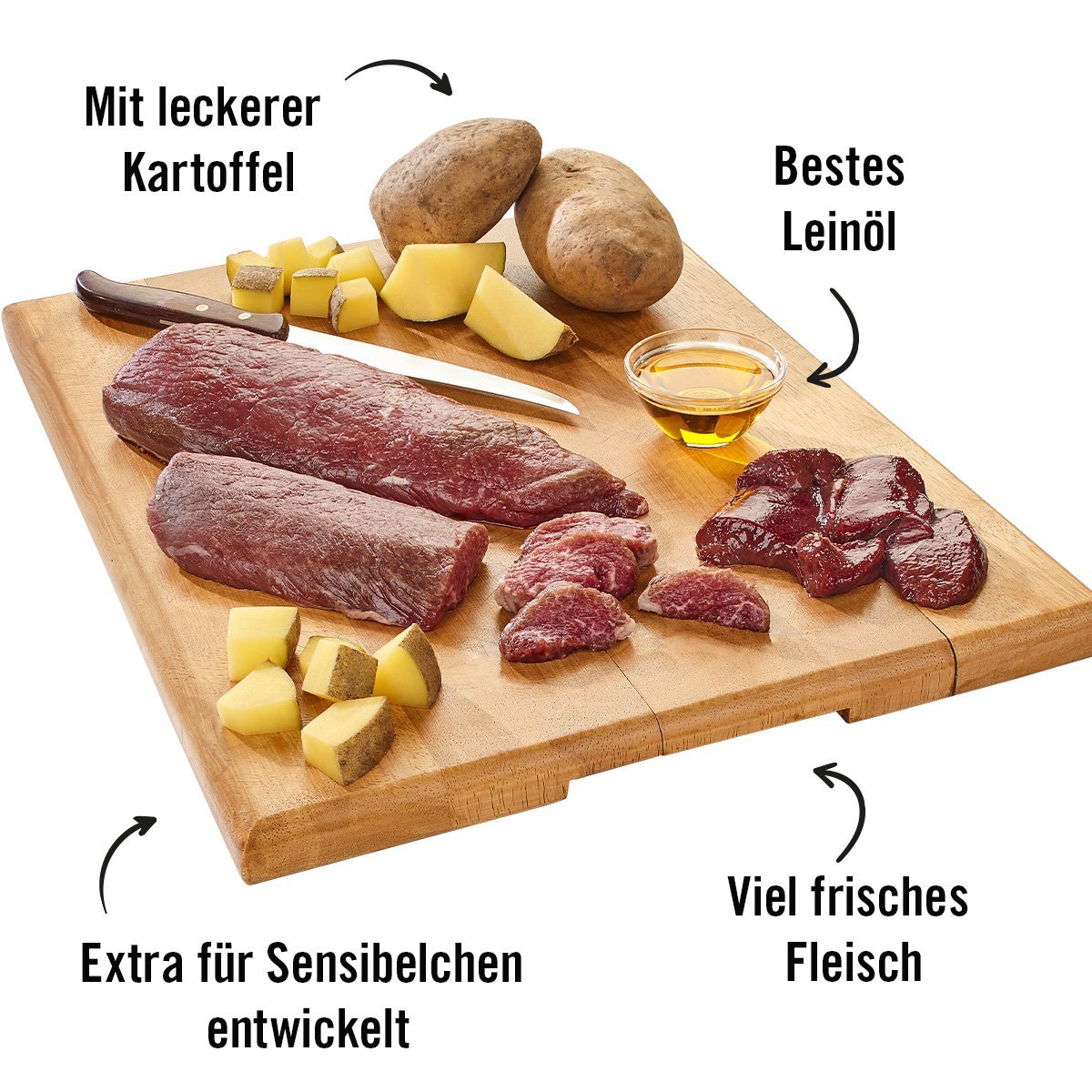 Dogs’n Tiger Adult Hundefutter, Nassfutter, Sattelfest, Getreidefrei, hypoallergen, Monoprotein, Pferd & Kartoffel - Tiny Paws Boutique