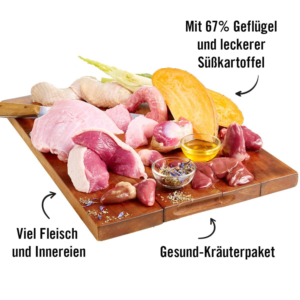 Dogs’n Tiger Adult Premium Hundefutter, Nassfutter, Getreidefrei, Gaumenfreude, Geflügel & Süßkartoffel - Tiny Paws Boutique