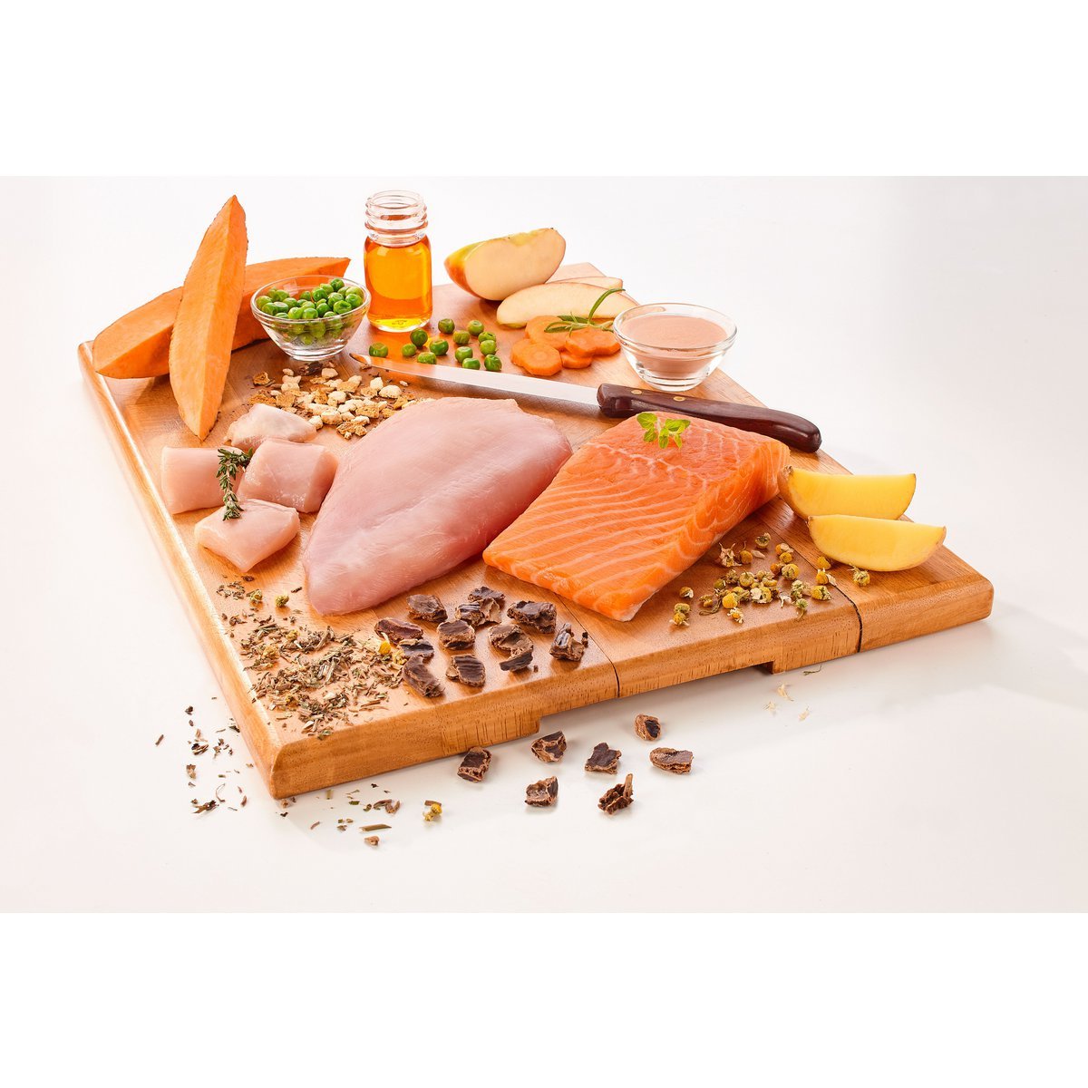 Dogs’n Tiger Junior Premium dog food, young puppies, dry puppy food, grain - free, salmon & turkey - Tiny Paws Boutique