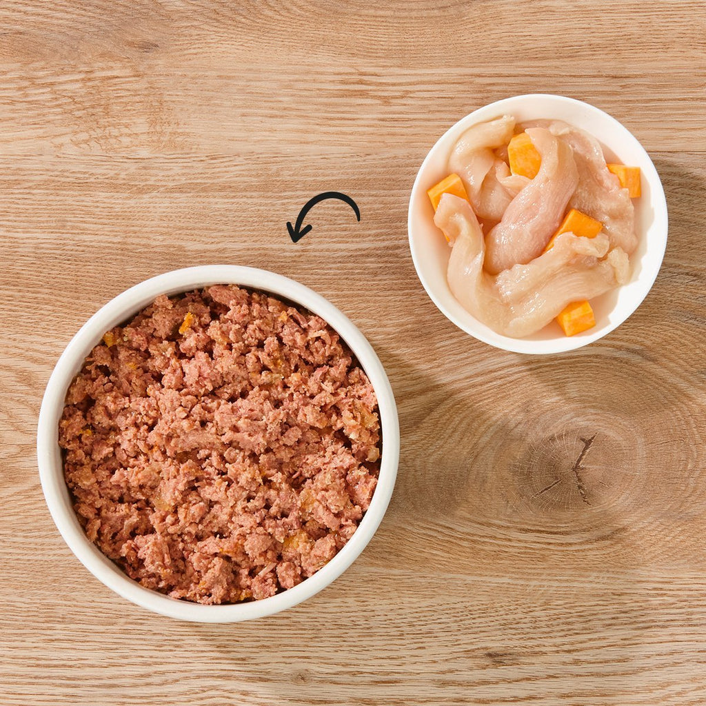 Dogs'n Tiger Junior, puppy premium dog food, wet food, grain - free, finely made, chicken & sweet potato - Tiny Paws Boutique
