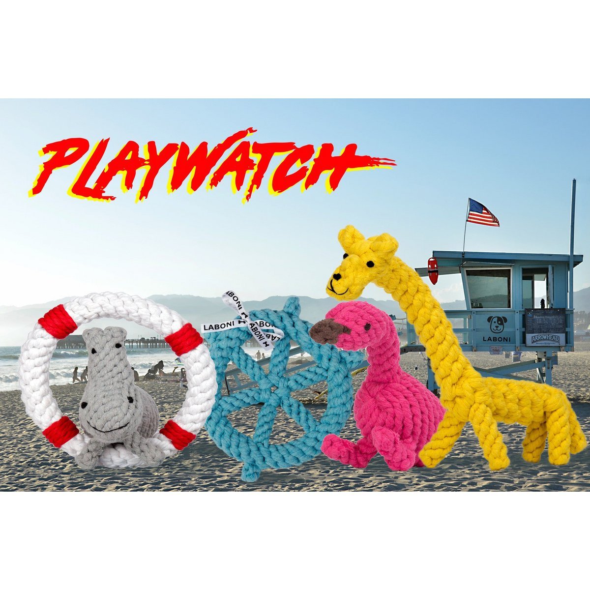 Franzi Flamingo - Kult - Spielzeug für Hunde - Tiny Paws Boutique