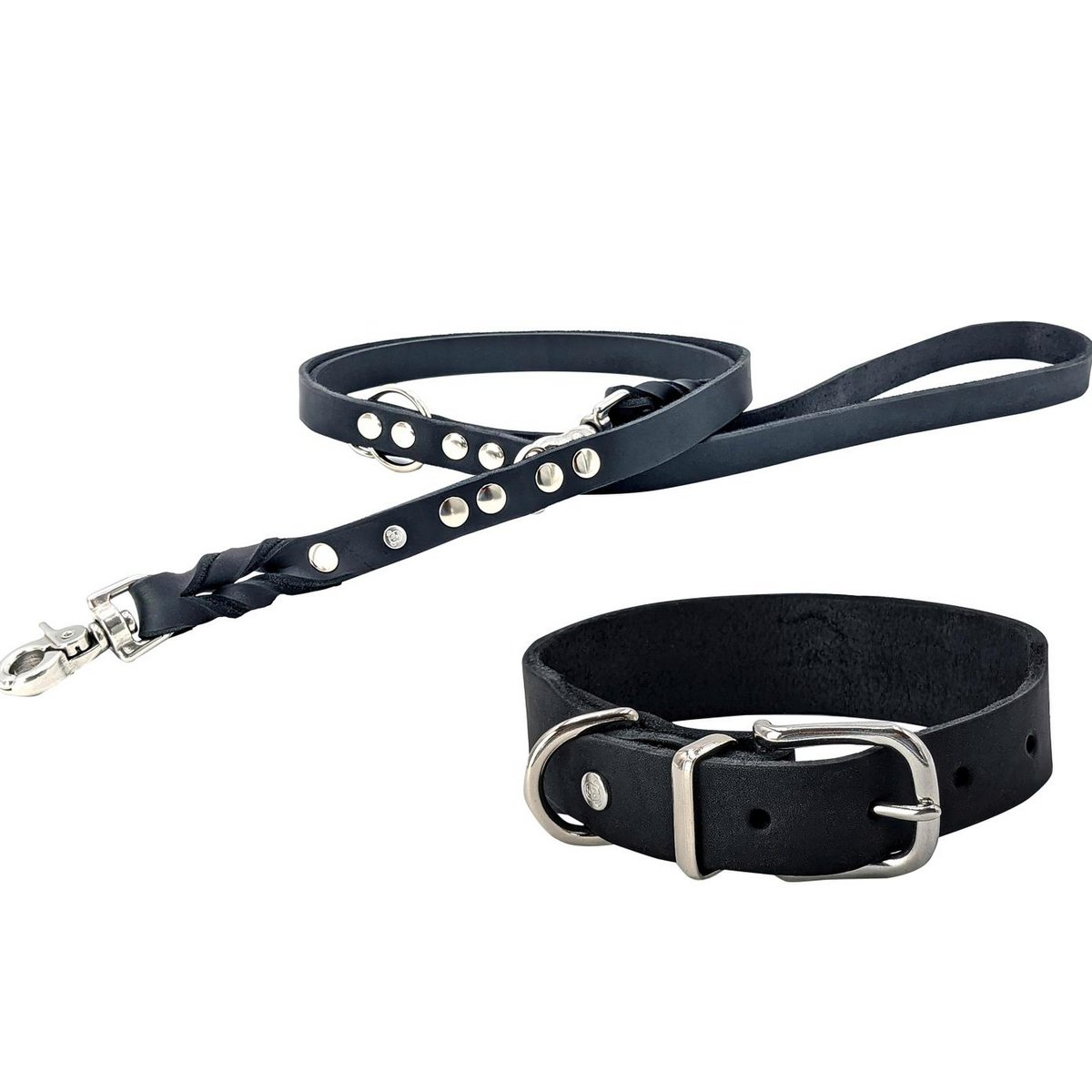 GIRO Black - Klassisches Halsband für jeden Einsatz - Tiny Paws Boutique