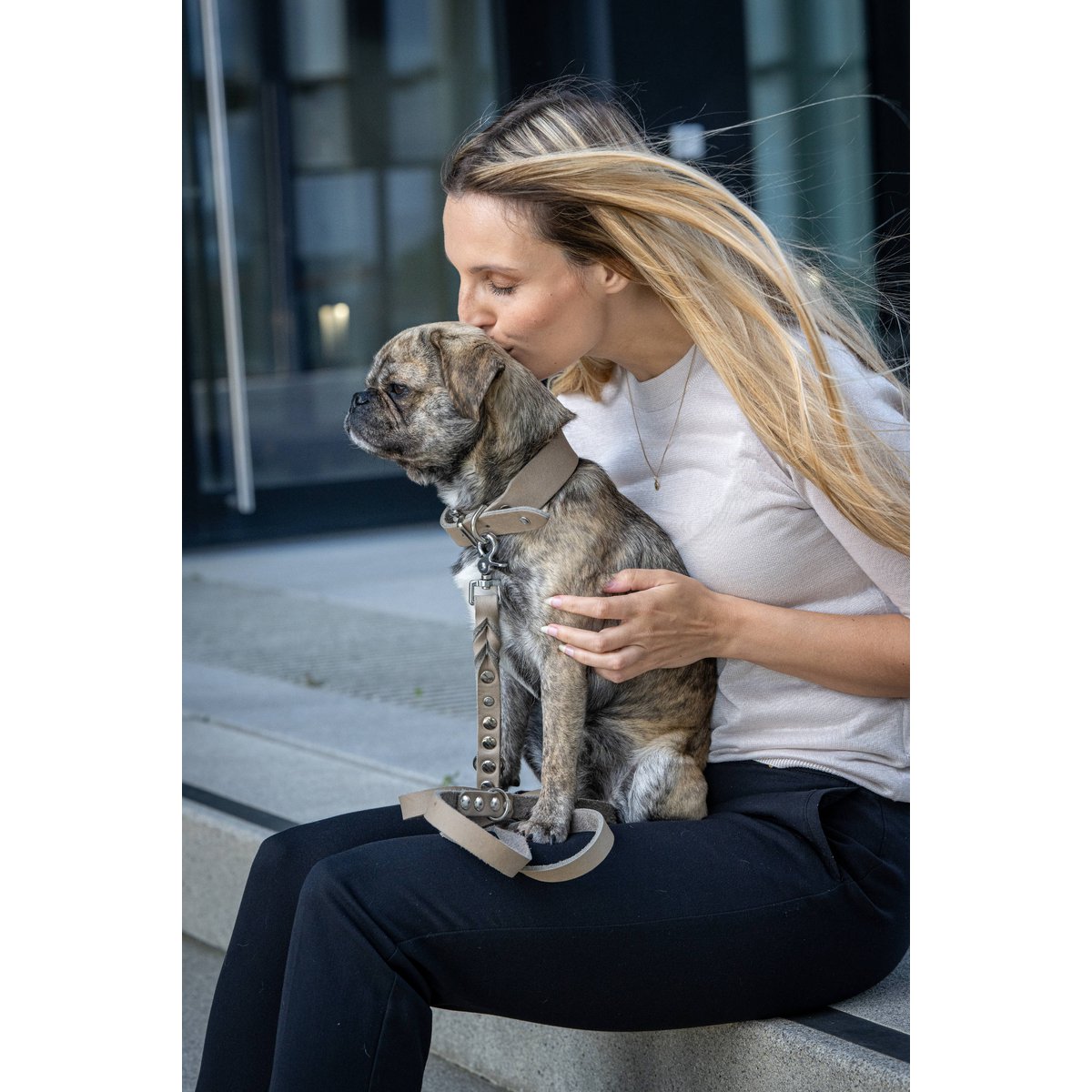GIRO GREY - Klassische Leine für jeden Einsatz - Tiny Paws Boutique