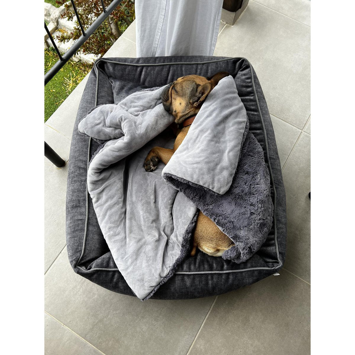 ORTHO Hundebett - GLAM GRAPHITE - Tiny Paws Boutique