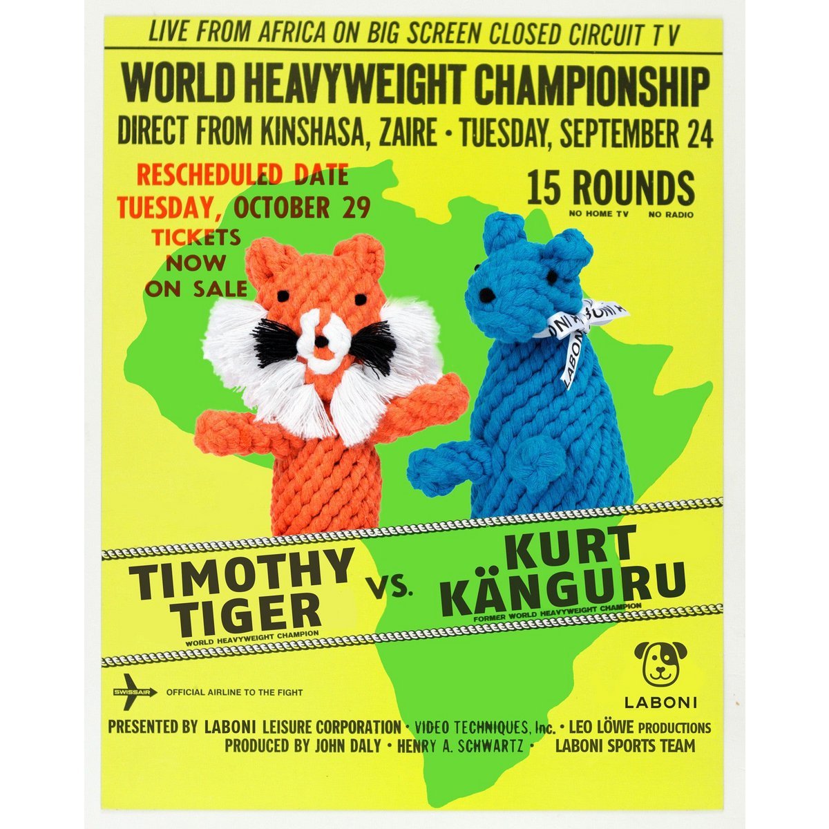 Timothy Tiger - Kult - Spielzeug für Hunde - Tiny Paws Boutique
